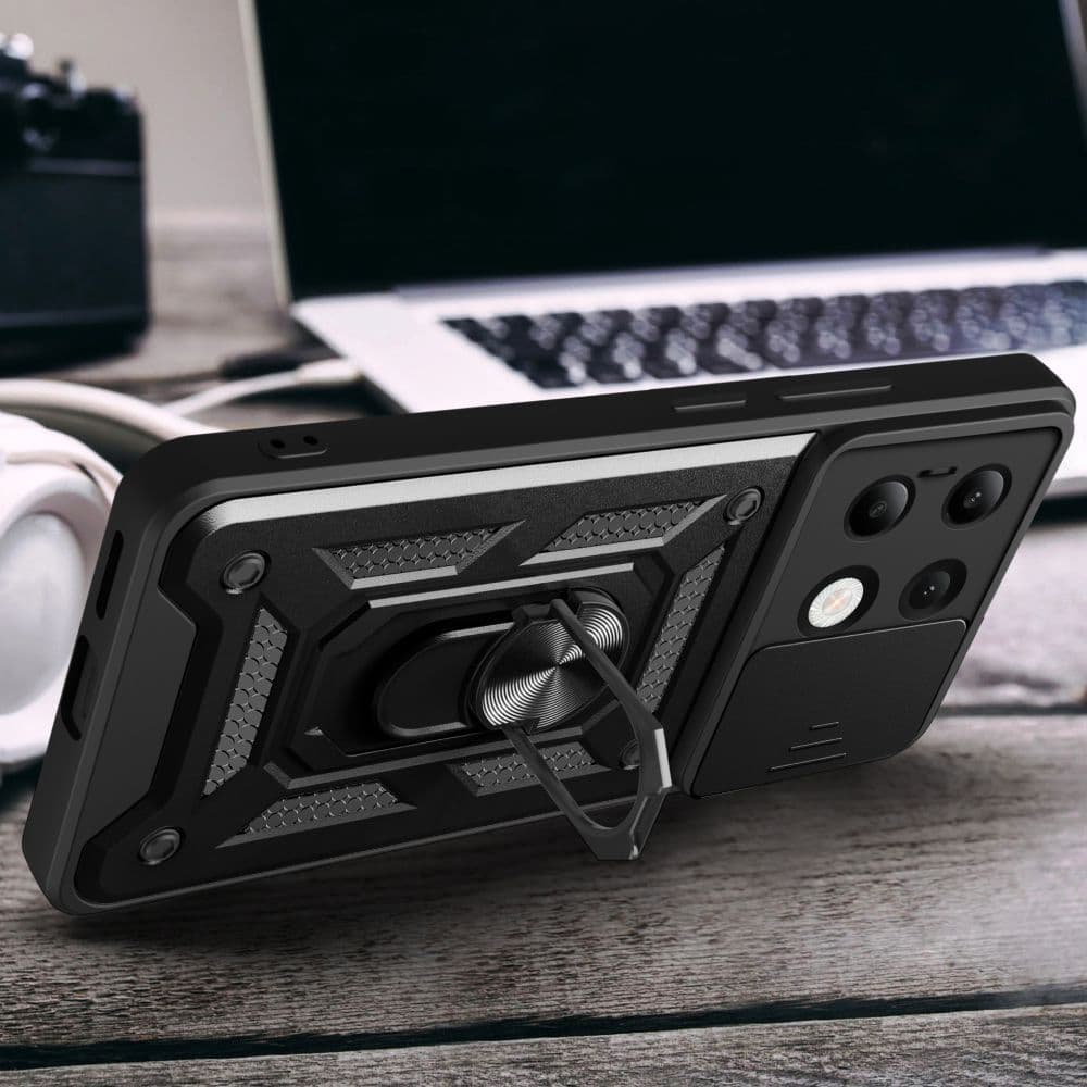 Techsuit CamShield Series - θήκη για Xiaomi Redmi Note 13 4G - Μαύρο 2