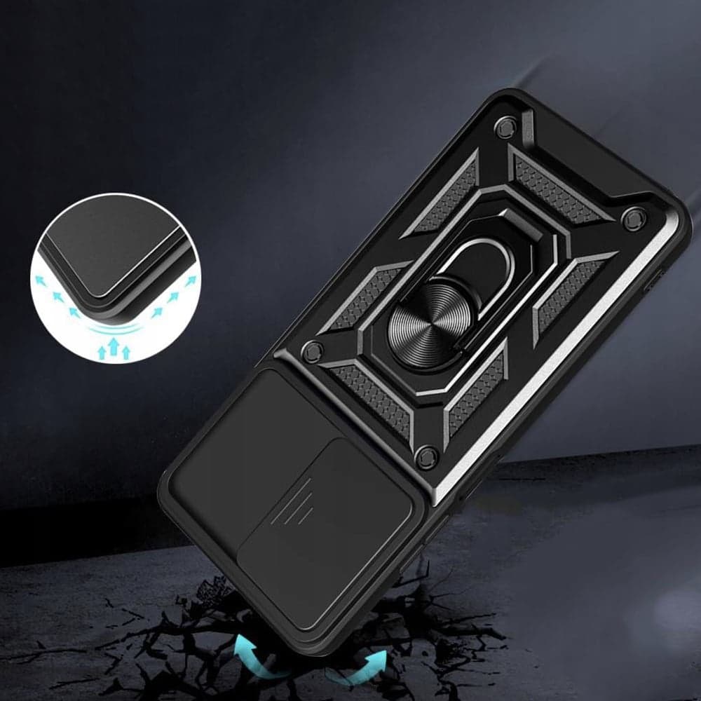 Techsuit CamShield Series - θήκη για Realme C67 4G - Μαύρο 2
