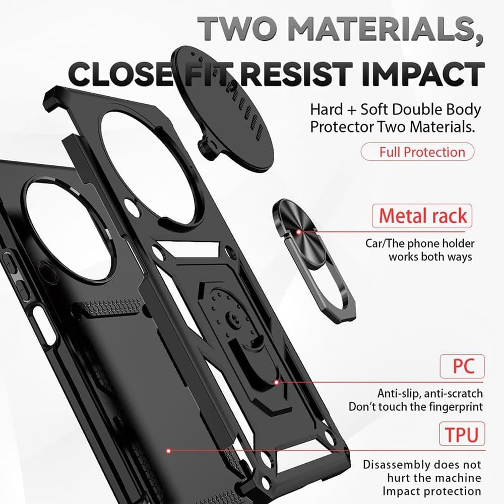 Techsuit CamShield Series - θήκη για Honor Magic5 Lite - Μαύρο 5
