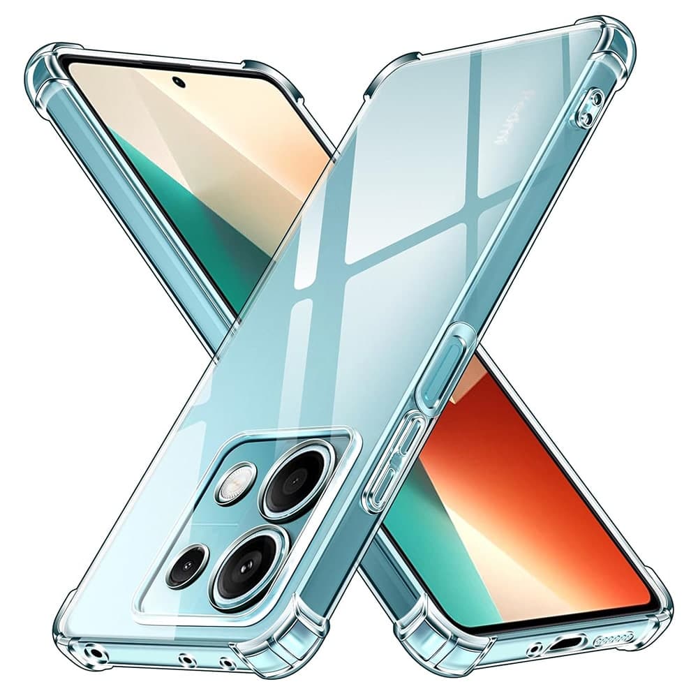 Techsuit Shockproof Clear Silicone - θήκη για Xiaomi Redmi Note 13 Pro 4G / Poco M6 - Διάφανο