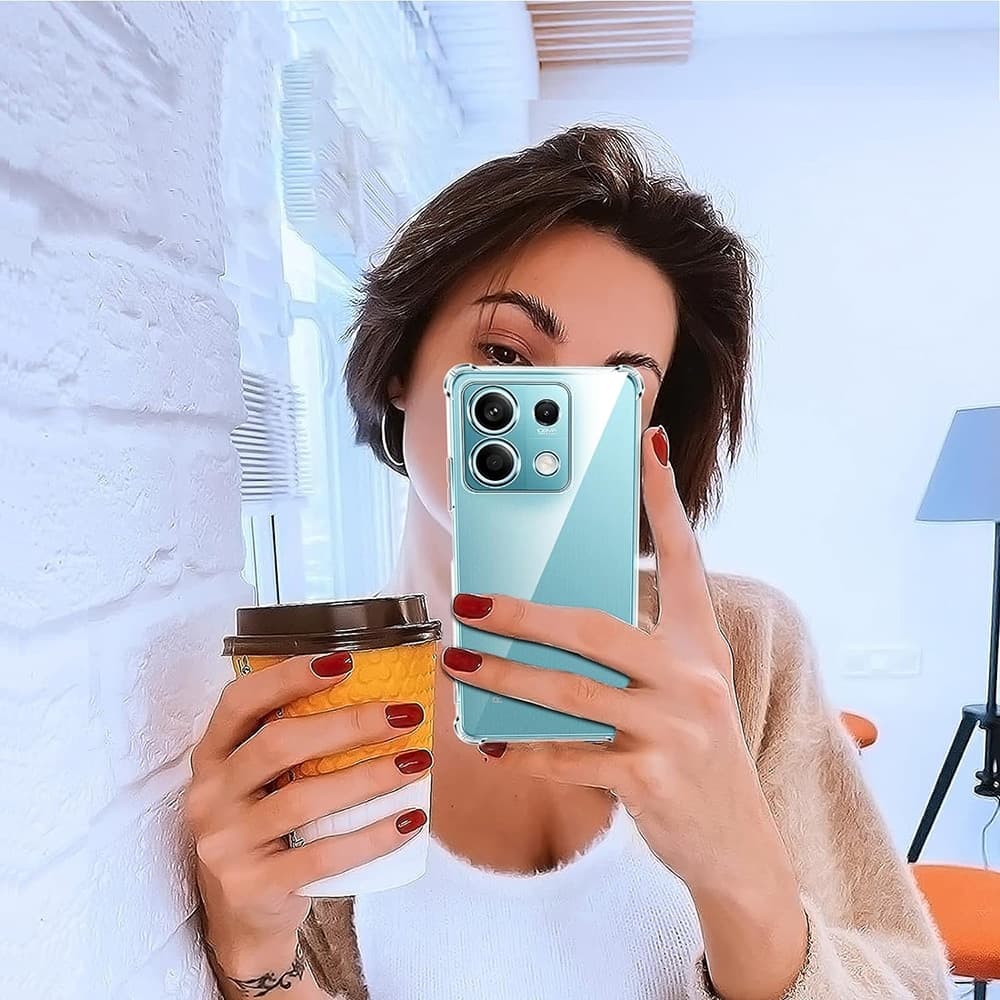 Techsuit Shockproof Clear Silicone - θήκη για Xiaomi Redmi Note 13 Pro 4G / Poco M6 - Διάφανο 6