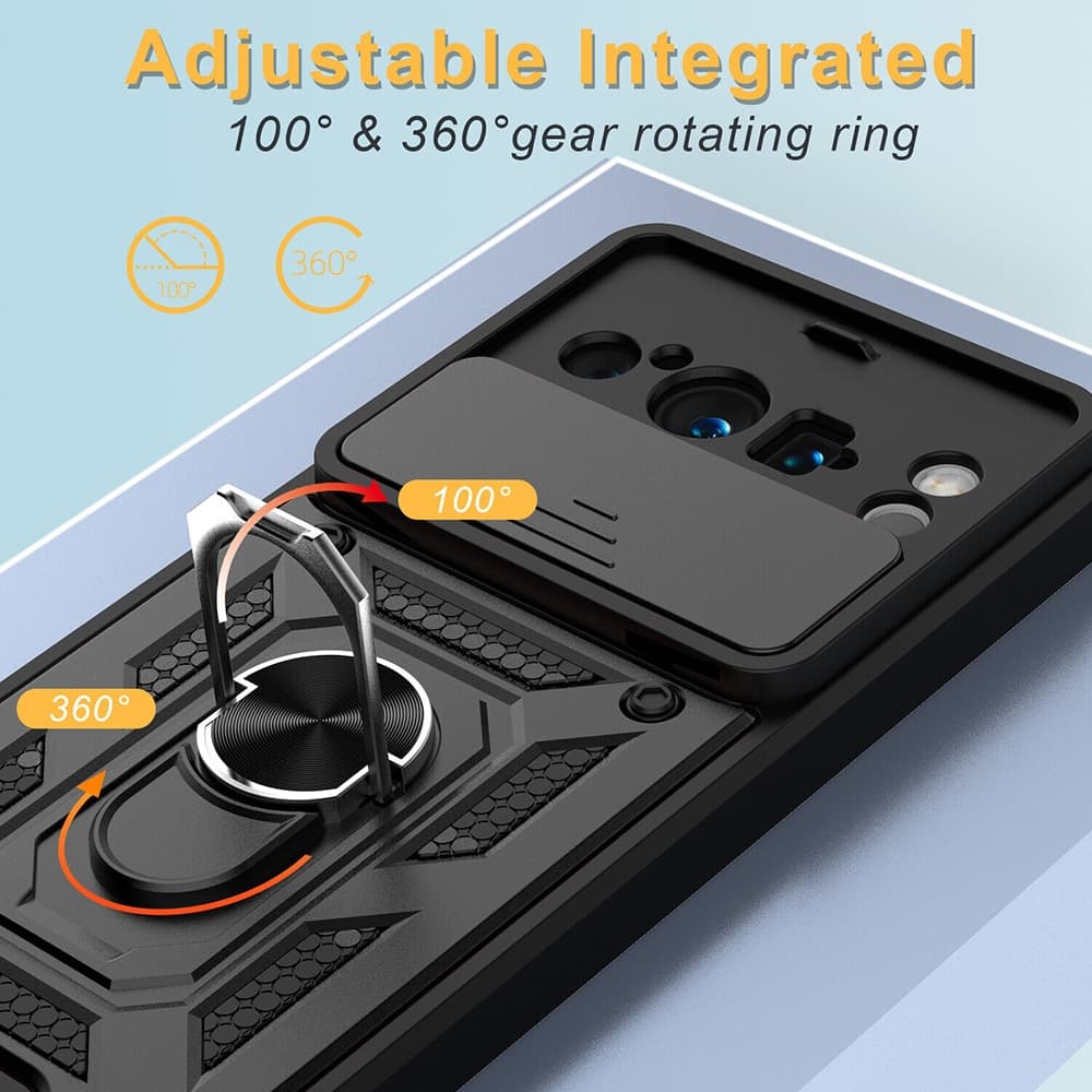 Techsuit CamShield Series - θήκη για Google Pixel 8 Pro - Μαύρο 5
