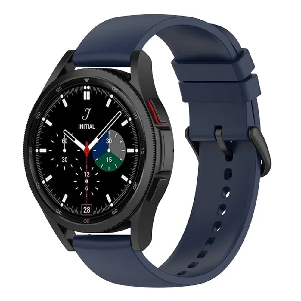 Techsuit - Watchband 22mm (W001) - Huawei Watch GT 2 (46mm)/GT 2 Pro/GT 3 Pro (46mm)/Ultimate, Xiaomi Watch S1 - Dark Blue 5