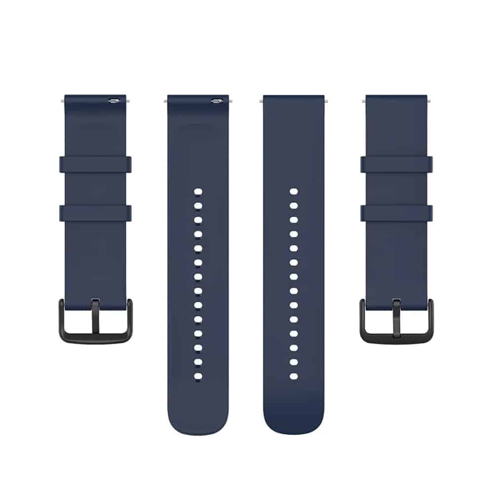 Techsuit - Watchband 22mm (W001) - Huawei Watch GT 2 (46mm)/GT 2 Pro/GT 3 Pro (46mm)/Ultimate, Xiaomi Watch S1 - Dark Blue 3