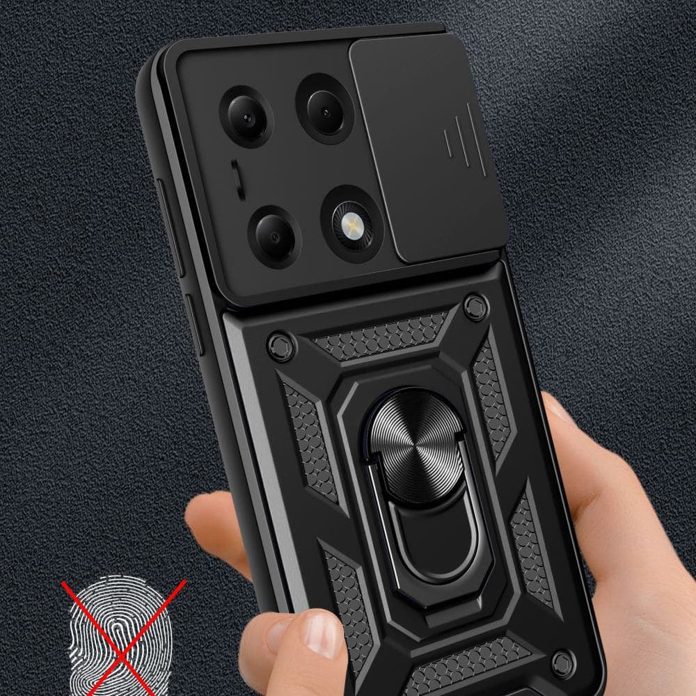 Techsuit CamShield Series - θήκη για Xiaomi Redmi Note 13 Pro / Poco M6 14S - Μαύρο 2