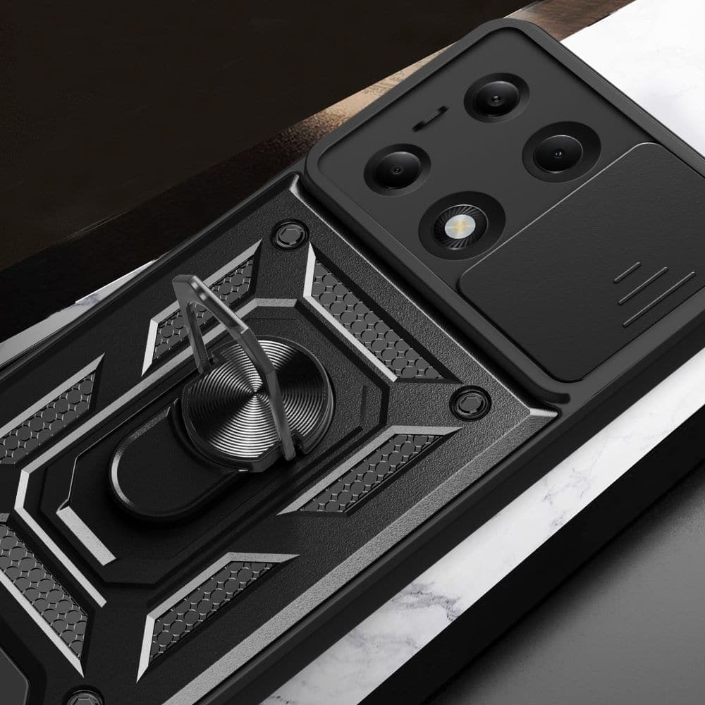 Techsuit CamShield Series - θήκη για Xiaomi Redmi Note 13 Pro / Poco M6 14S - Μαύρο 4