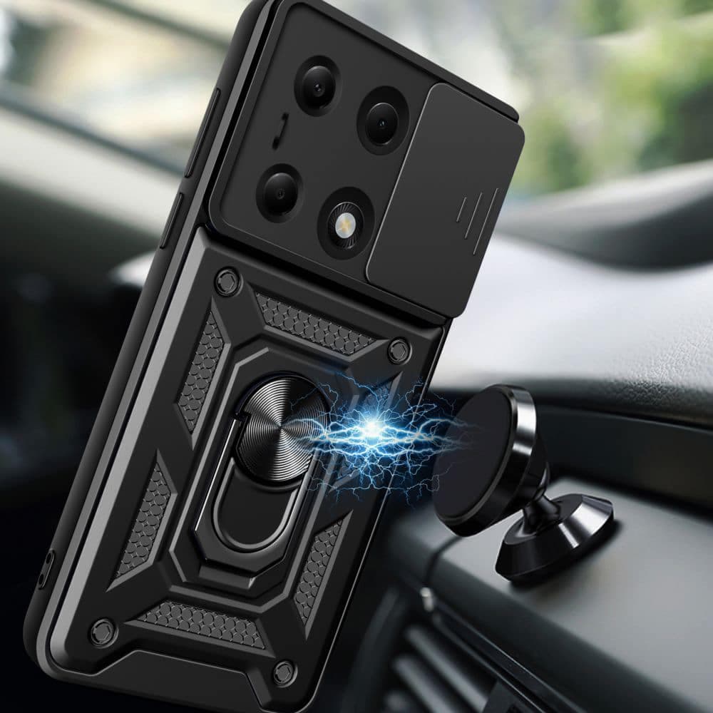Techsuit CamShield Series - θήκη για Xiaomi Redmi Note 13 Pro / Poco M6 14S - Μαύρο 5