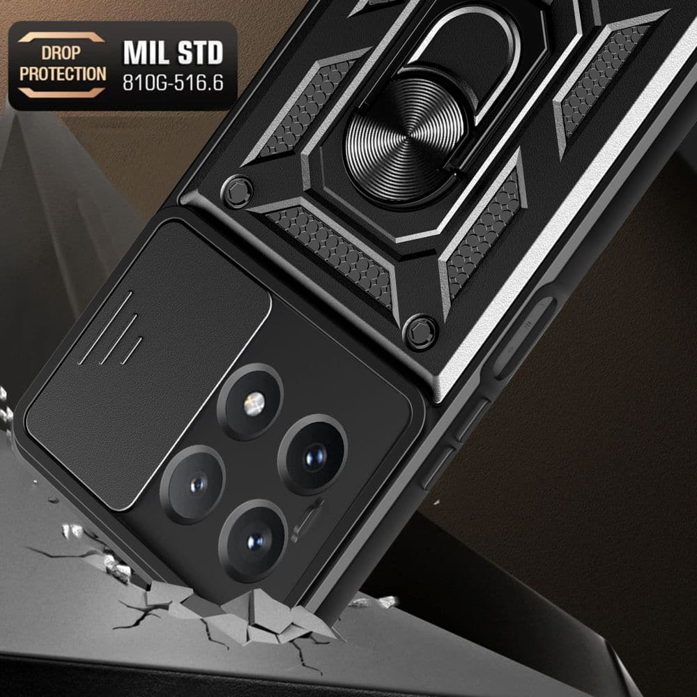Techsuit CamShield Series - θήκη για Xiaomi Poco X6 Pro - Μαύρο 6
