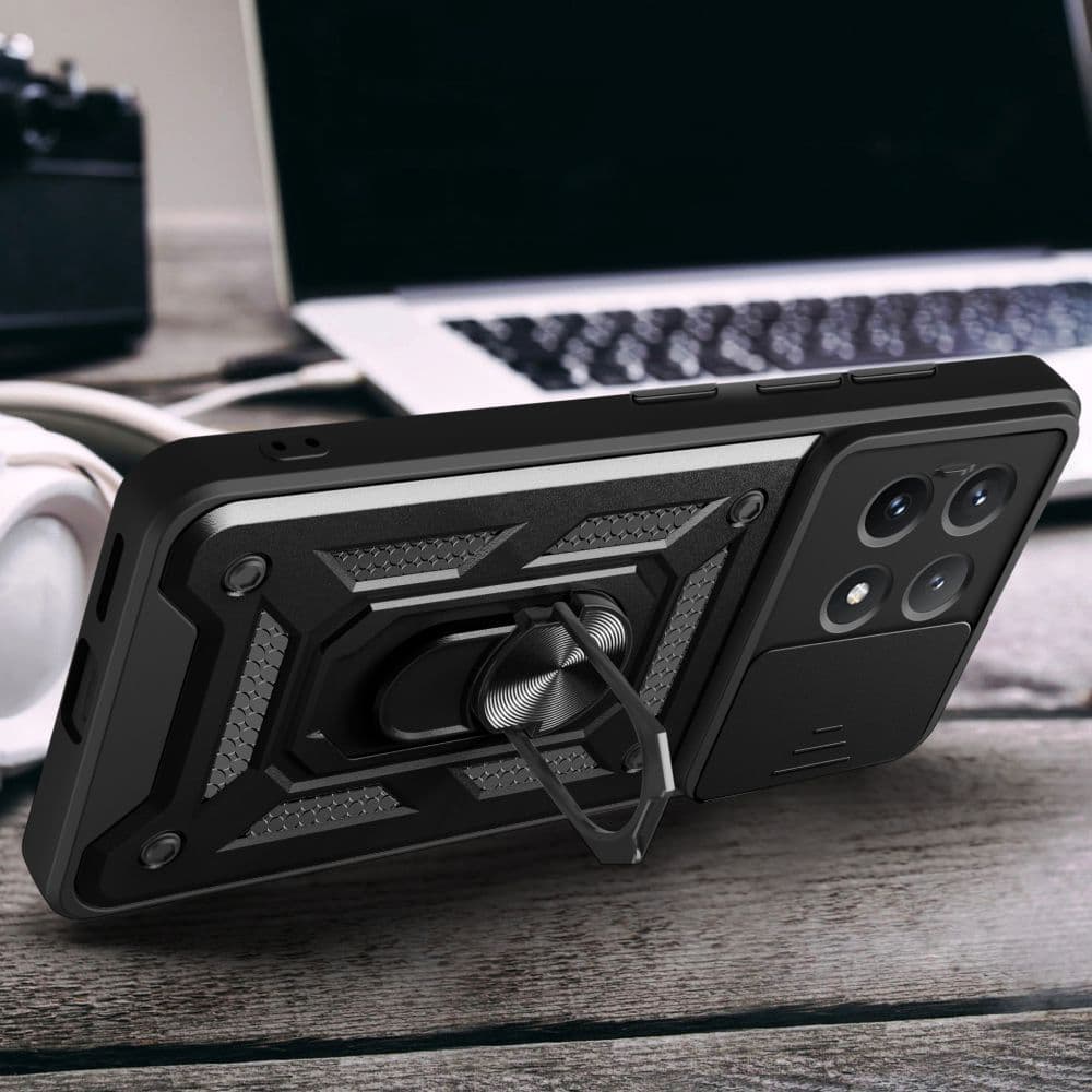 Techsuit CamShield Series - θήκη για Xiaomi Poco X6 Pro - Μαύρο 3