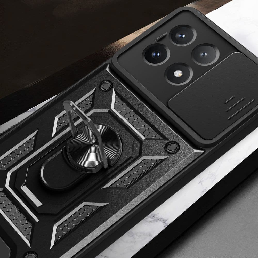 Techsuit CamShield Series - θήκη για Xiaomi Poco X6 Pro - Μαύρο 5
