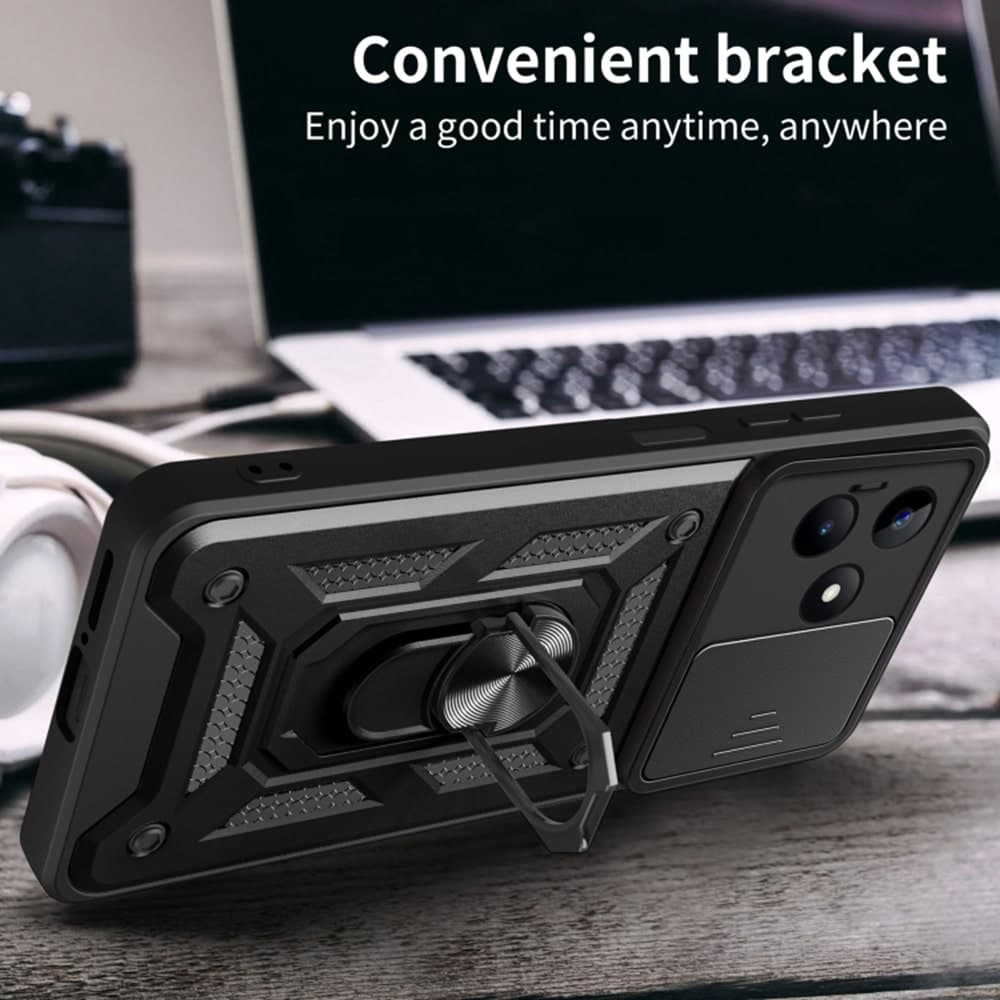 Techsuit CamShield Series - θήκη για Realme C51 / Note 50 - Μαύρο 4