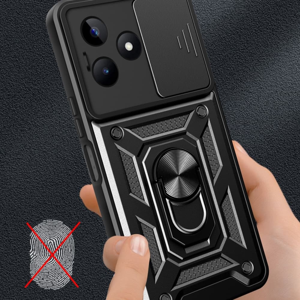Techsuit CamShield Series - θήκη για Realme C51 / Note 50 - Μαύρο 6