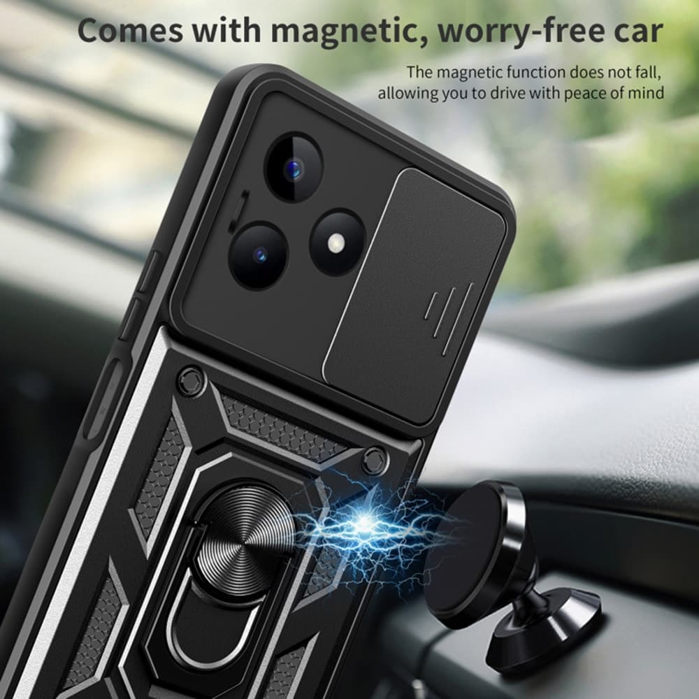 Techsuit CamShield Series - θήκη για Realme C51 / Note 50 - Μαύρο 3