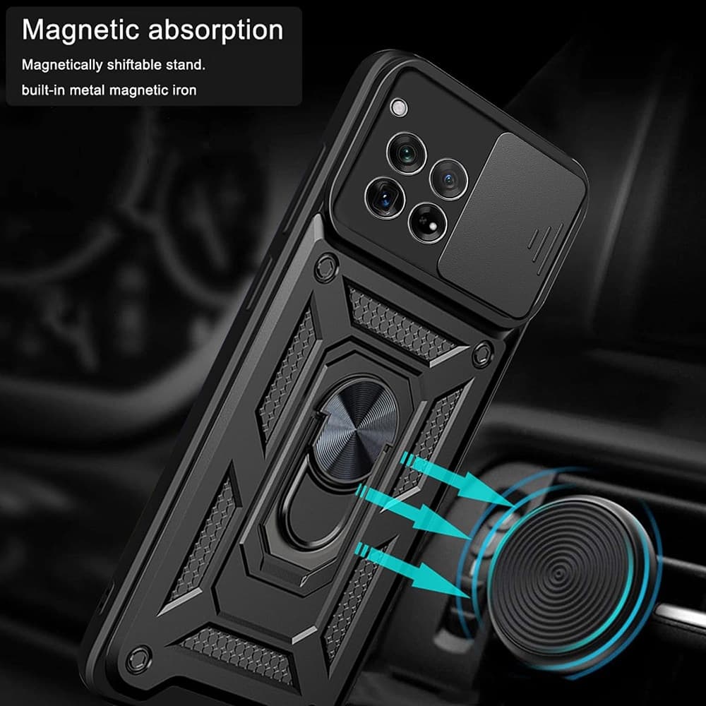 Techsuit CamShield Series - θήκη για Oneplus 12R - Μαύρο 2