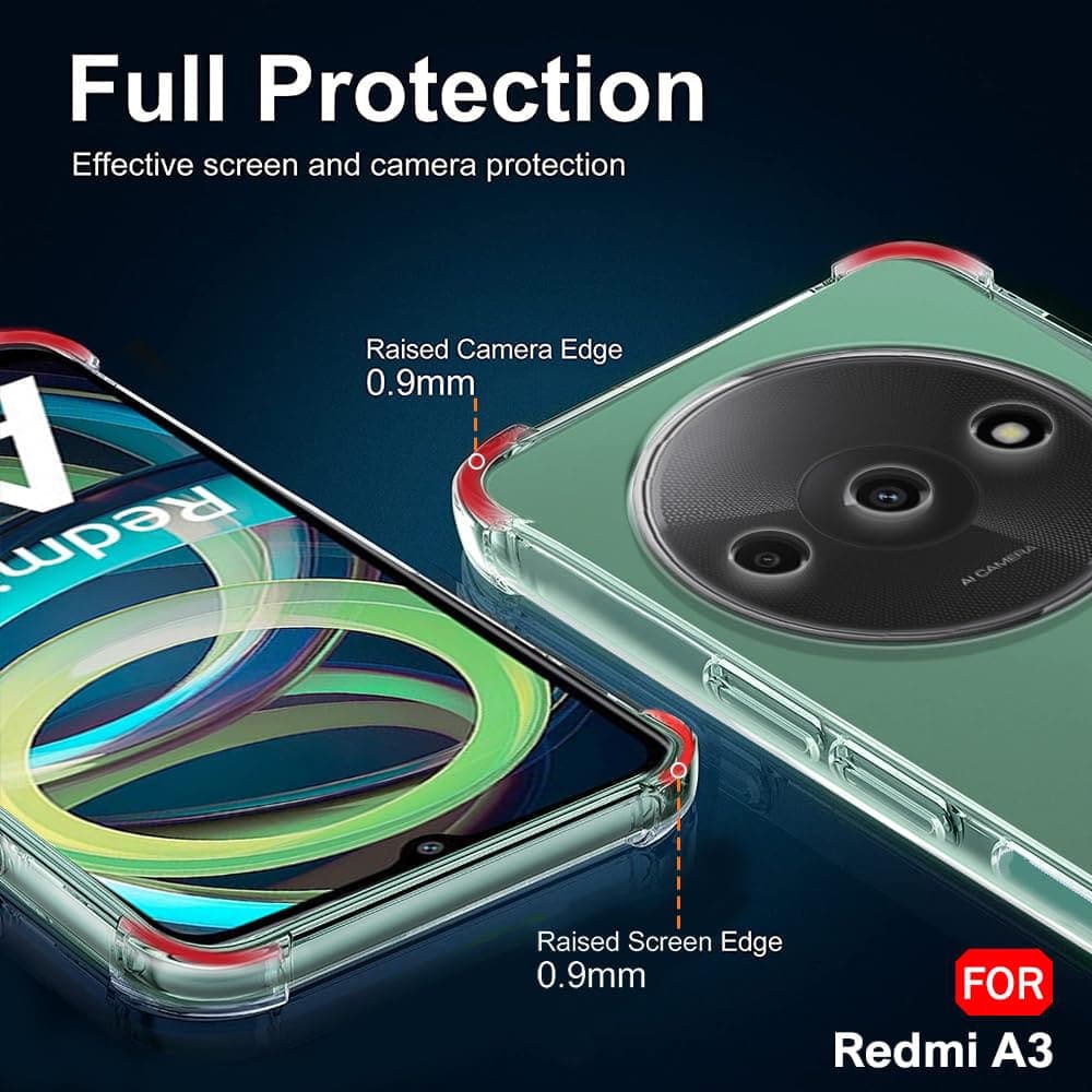 Techsuit Shockproof Clear Silicone - θήκη για Xiaomi Redmi A3 / - Διάφανο 3