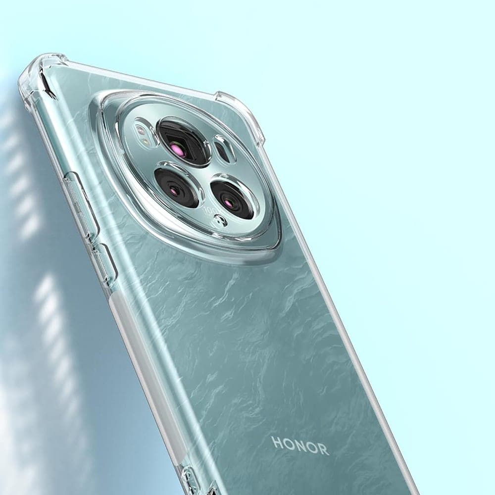 Techsuit Shockproof Clear Silicone - θήκη για Honor Magic6 Pro - Διάφανο 2