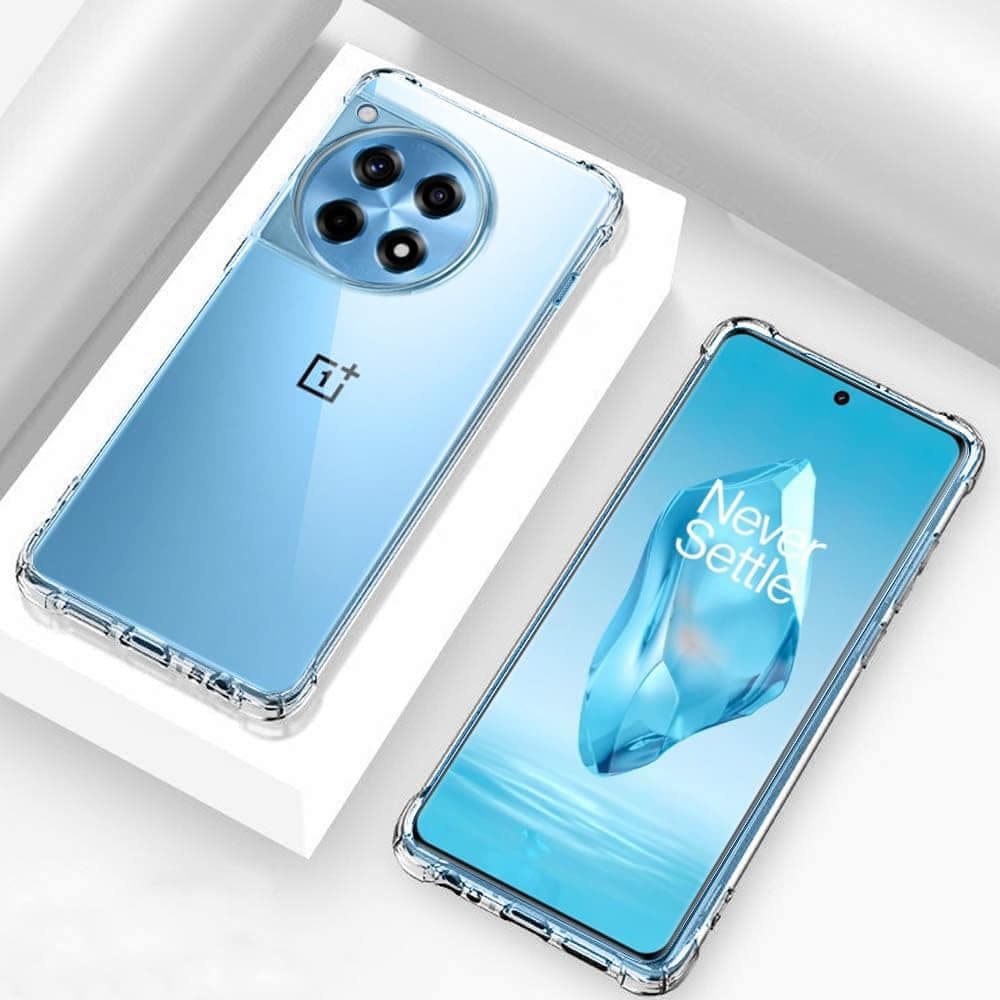 Techsuit Shockproof Clear Silicone - θήκη για Oneplus 12R - Διάφανο 4