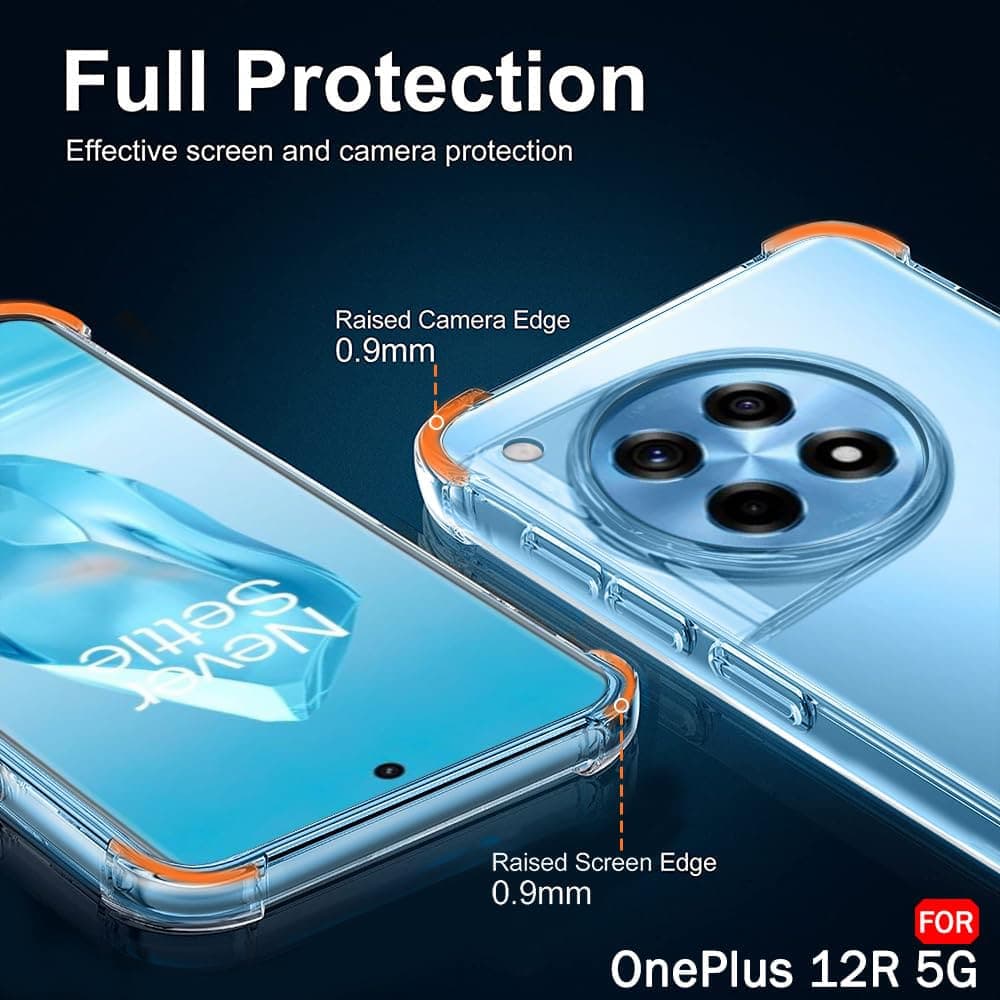 Techsuit Shockproof Clear Silicone - θήκη για Oneplus 12R - Διάφανο 5