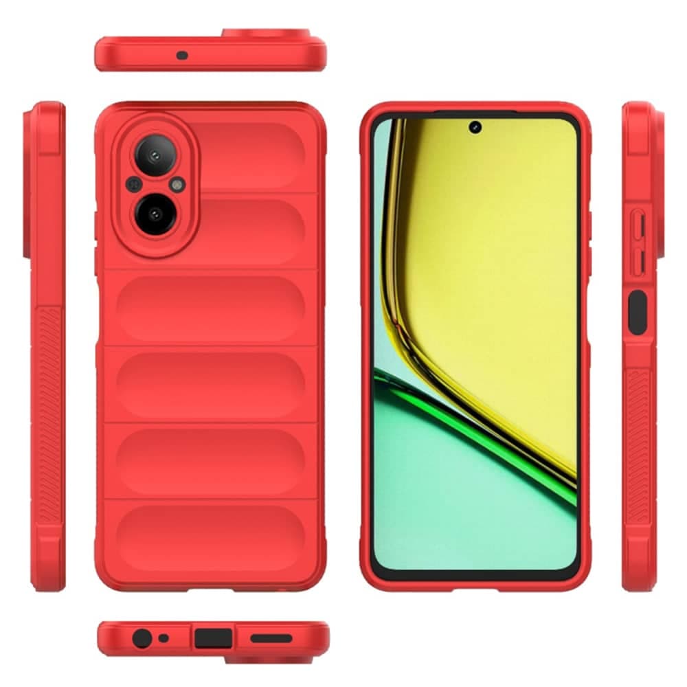 Techsuit Magic Shield - θήκη για Realme C67 4G - Κόκκινο 2
