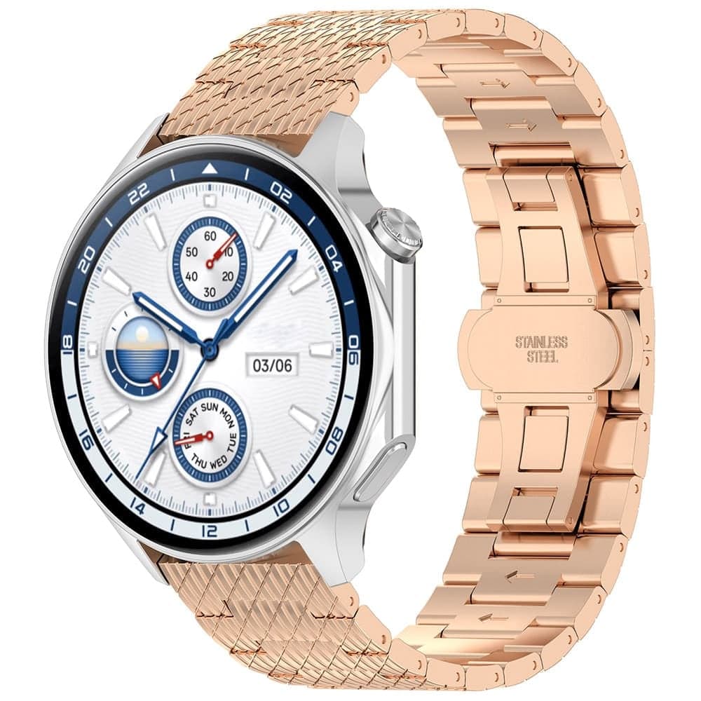 Techsuit Watchband 22mm (W052) - θήκη για Huawei Xiaomi Watch S1 - Ροζ 2