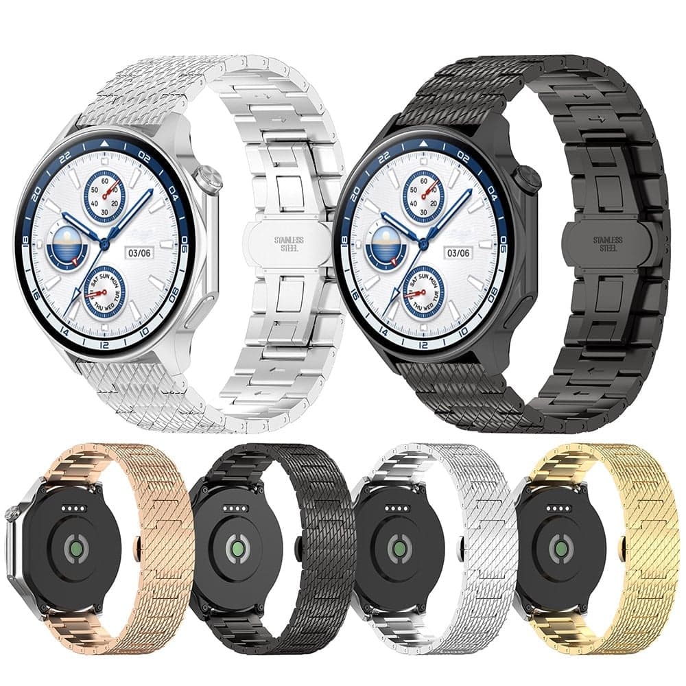 Techsuit Watchband 22mm (W052) - θήκη για Huawei Xiaomi Watch S1 - Ροζ 5