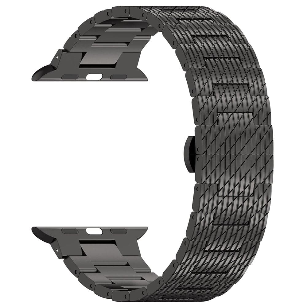 Techsuit Watchband - θήκη για Apple Watch 10 / 38mm (1st gen) 42mm 6 7 8 9 Edition Series 2 3 5 SE (2022) 1 Aluminum 11 4 Sport Ultra - Μαύρο