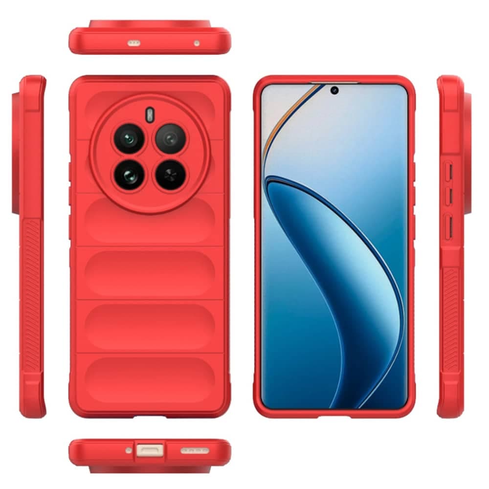 Techsuit Magic Shield - θήκη για Realme 12 Pro - Κόκκινο 2
