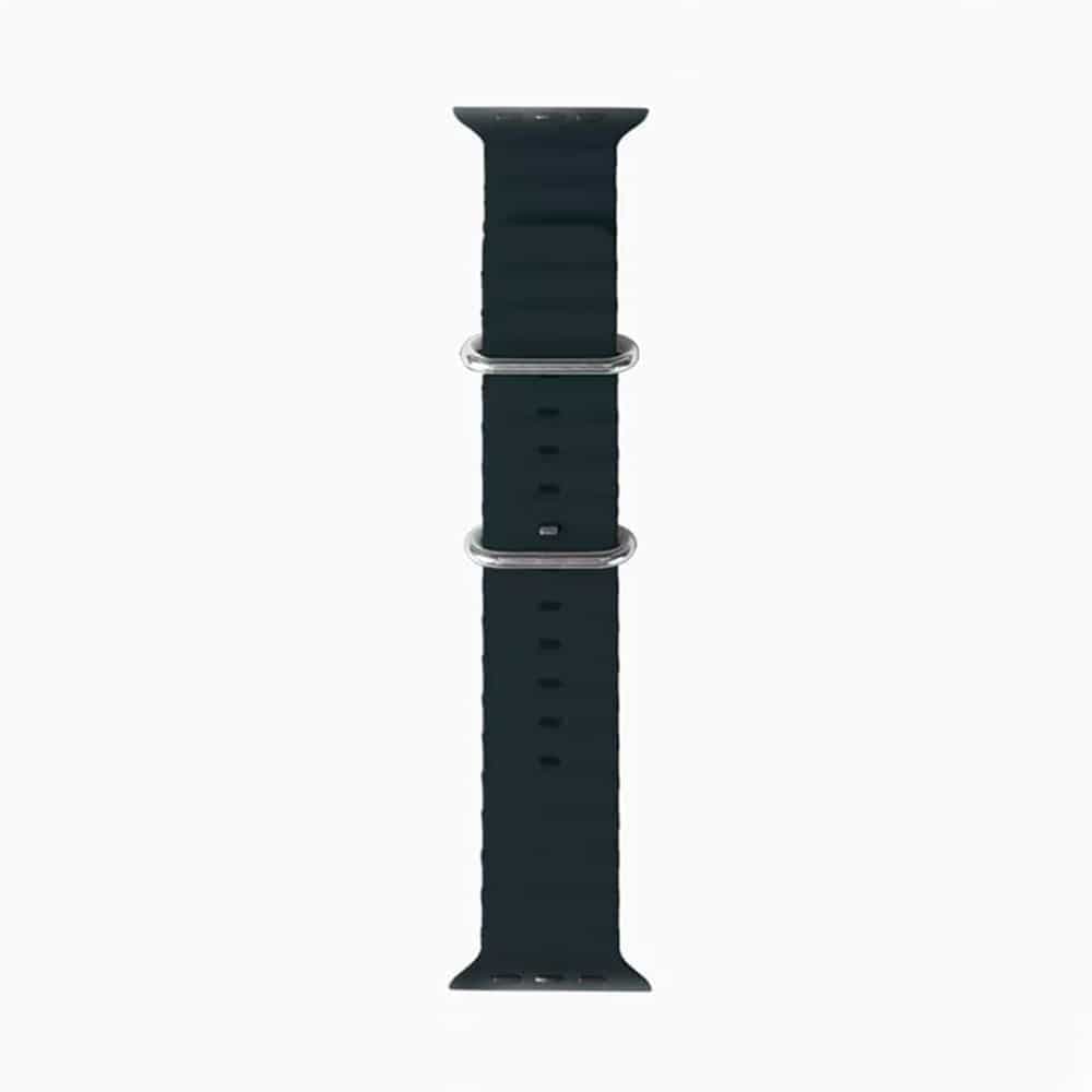 Techsuit Watchband (W038) - θήκη για Apple Watch 38mm (1st gen) / 40mm 41mm 42mm 1 2 3 4 5 6 7 8 9 10 11 SE (2022) - Μαύρο 3
