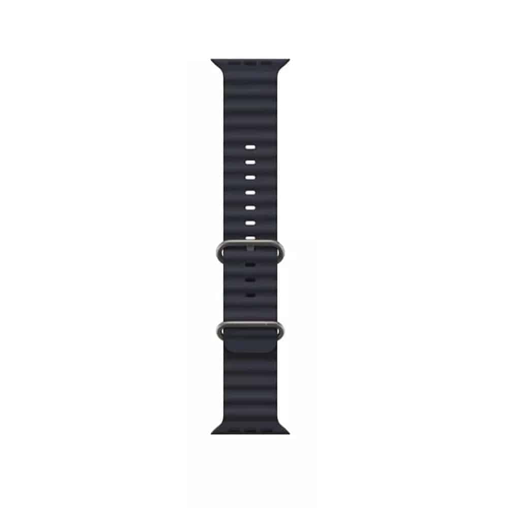 Techsuit - Watchband (W038) - Apple Watch 1/2/3/4/5/6/7/8/9/10/11/SE/SE 2/SE 3 (38/40/41/42mm) - Dark Blue 2
