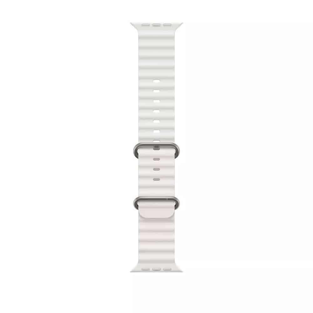 Techsuit Watchband (W038) - θήκη για Apple Watch 38mm (1st gen) / 40mm 41mm 42mm 1 2 3 4 5 6 7 8 9 10 11 SE (2022) - Λευκό 3
