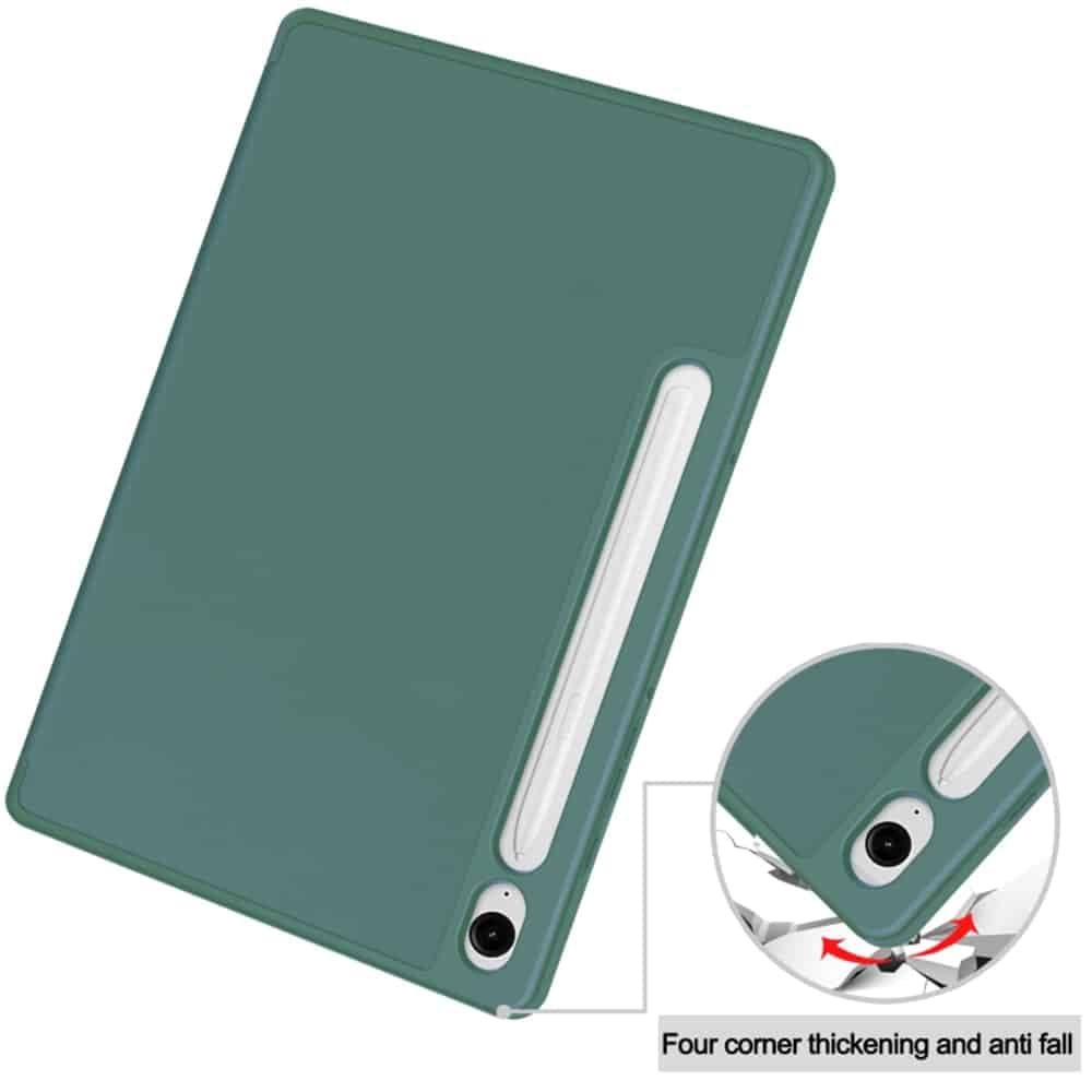 Techsuit - Flex Trifold (με Θήκη για Μολύβι) - Samsung Galaxy Tab S9 FE - Πράσινο 3