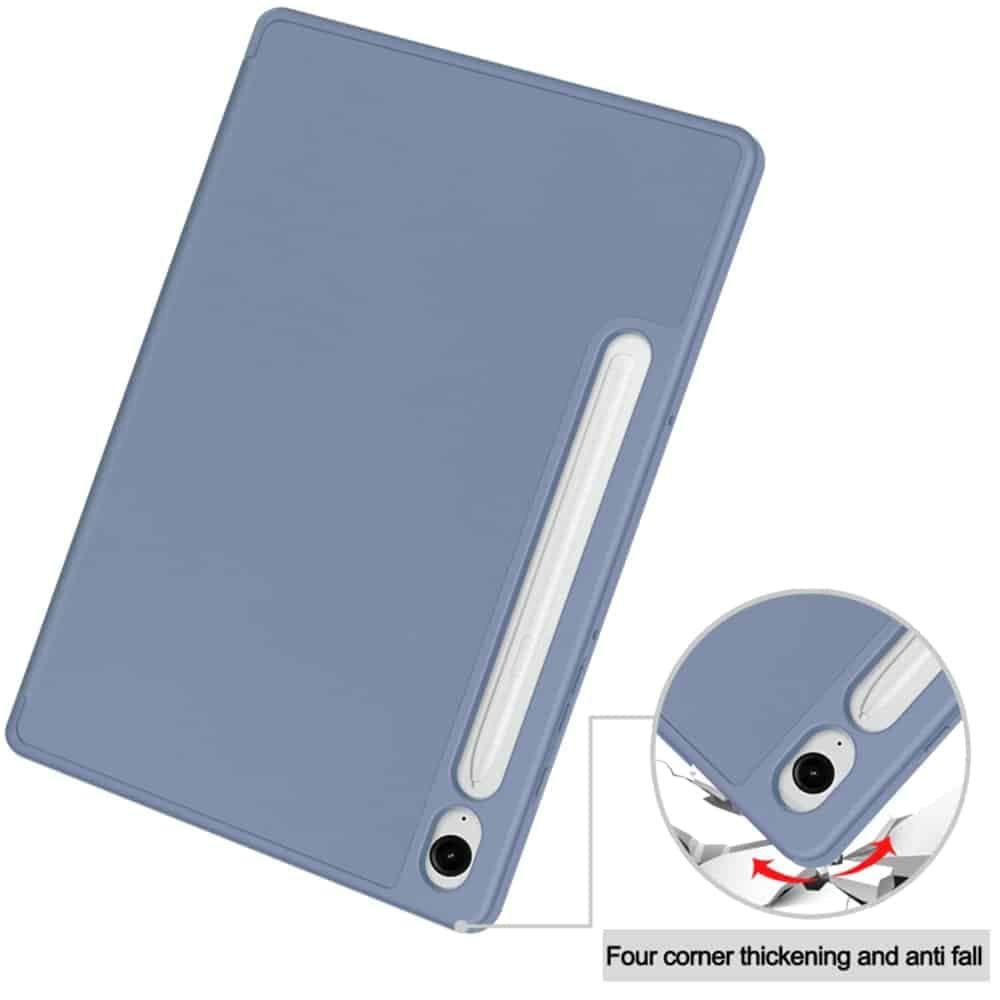 Techsuit - Flex Trifold (με θήκη για stylus) - Samsung Galaxy Tab S9 FE - Μωβ 5