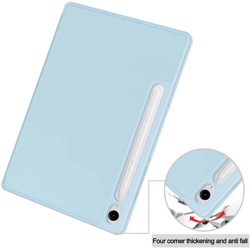 Techsuit - Flex Trifold (με θήκη για stylus) - Samsung Galaxy Tab S9 FE - Ουράνιο Μπλε 2