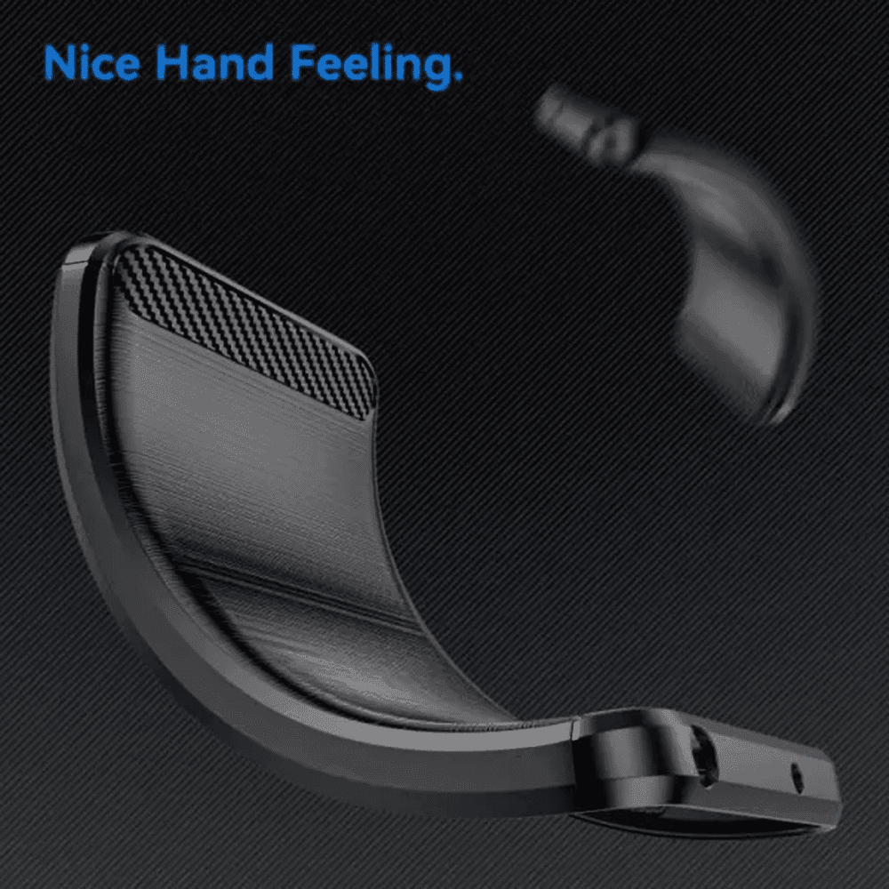 Techsuit Carbon Silicone - θήκη για Motorola Edge 30 Fusion - Μαύρο 4