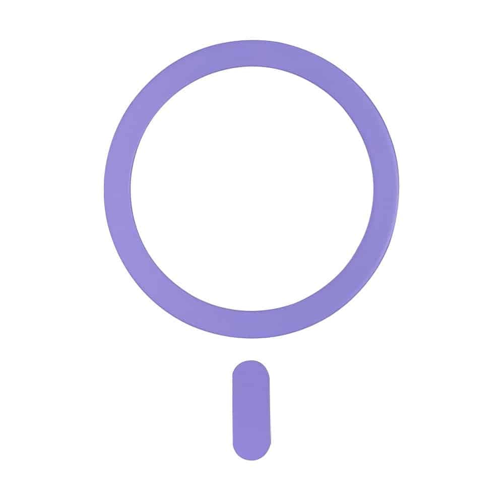 Techsuit - MagSafe Adapter (MPR5) - Round Shape, Aluminium Alloy, 3M - Light Purple