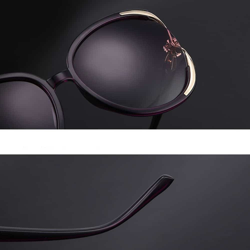 Techsuit - Γυναικεία Polarized Γυαλιά Ηλίου (1384) με Προστασία UV, PC - Καφέ One Size 4