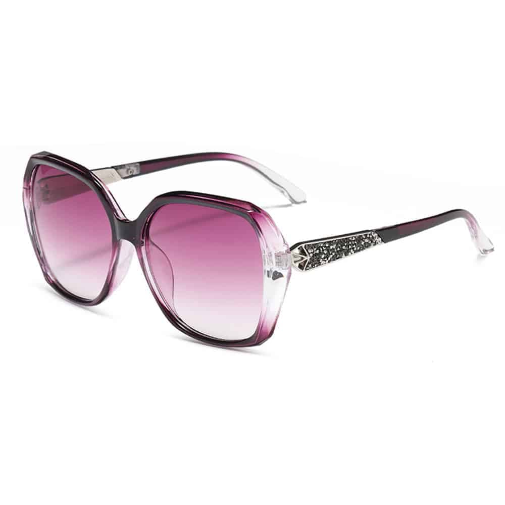 Techsuit - Γυναικεία Polarized Γυαλιά Ηλίου (5599) με Προστασία UV, PC - Μωβ One Size