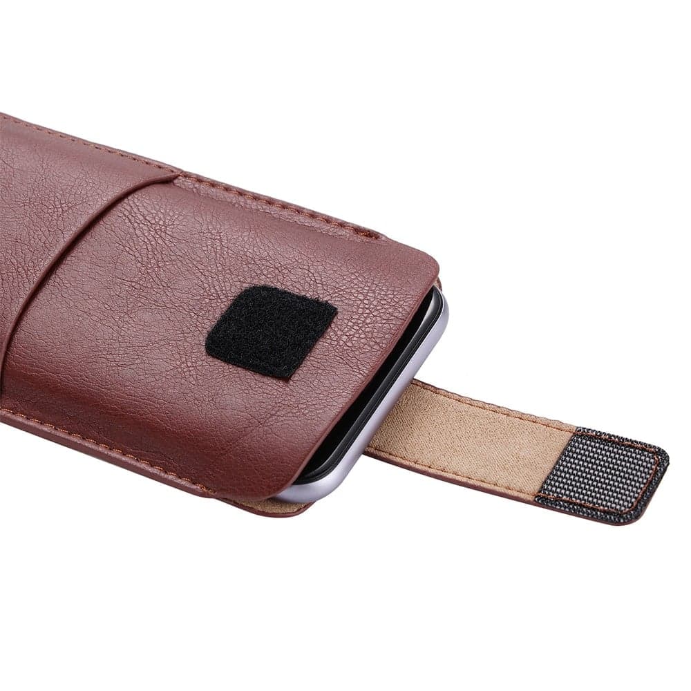 Techsuit Leather Folio - Apple 6.1 inches - Καφέ 4