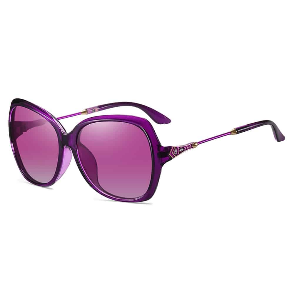 Techsuit - Γυναικεία Polarized Γυαλιά Ηλίου (8881) με Προστασία UV, PC - Μωβ One Size