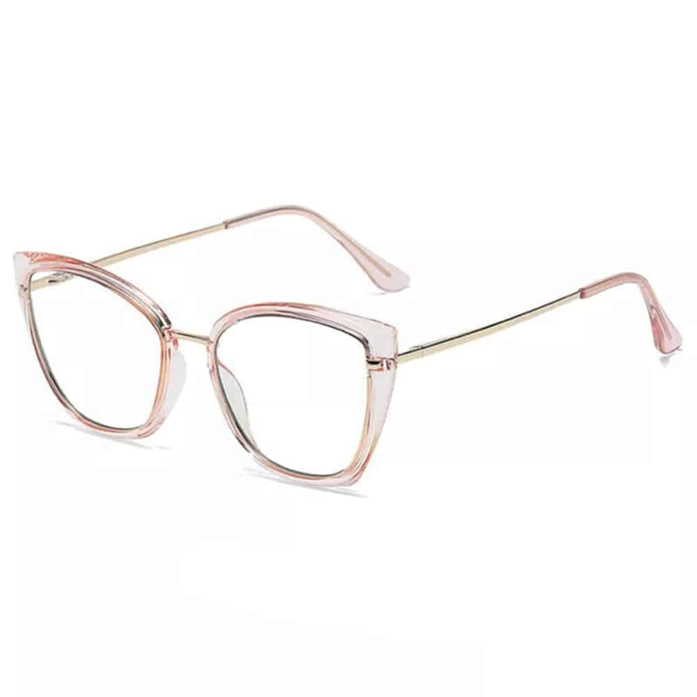 Techsuit - Γυαλιά Anti-Blue Light Reflex Metal (WD605-N6) - Cat Eye - Ροζ One Size