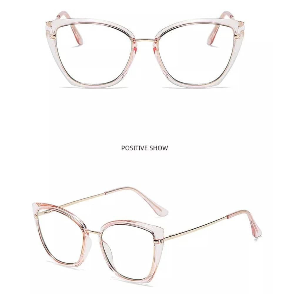Techsuit - Γυαλιά Anti-Blue Light Reflex Metal (WD605-N6) - Cat Eye - Ροζ One Size 3