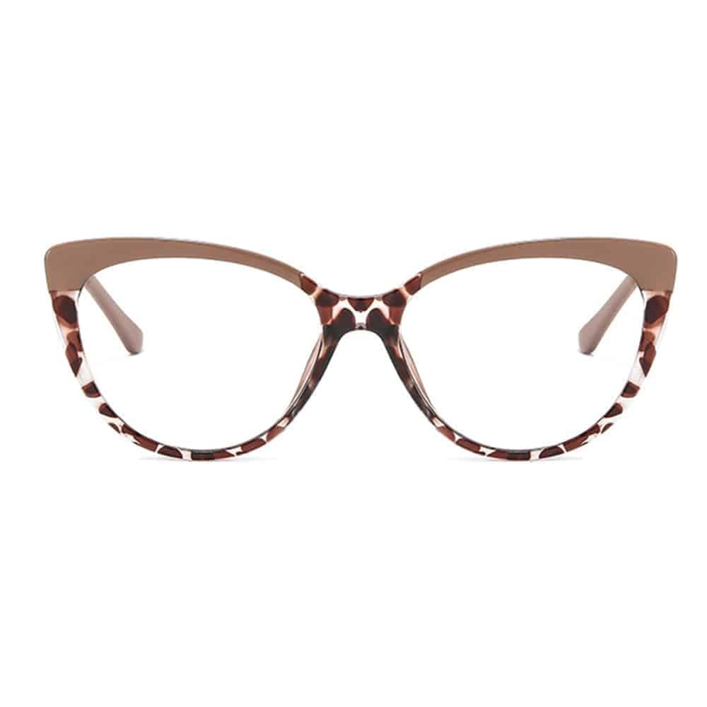 Techsuit - Γυαλιά Anti-Blue Light Reflex Metal (F5018-C42) - Cat Eye - Nude Leopard One Size 2