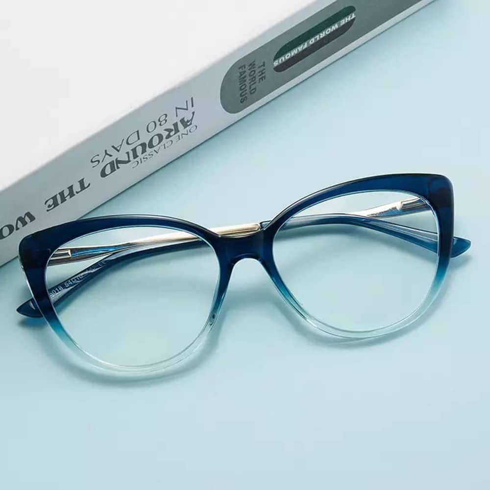 Techsuit - Γυαλιά Anti-Blue Light Reflex Metal (F5018-C42) - Cat Eye - Nude Leopard One Size 5