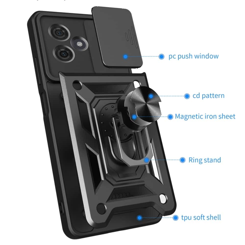 Techsuit CamShield Series - θήκη για Motorola Moto G54 Power / G64 - Μαύρο 6