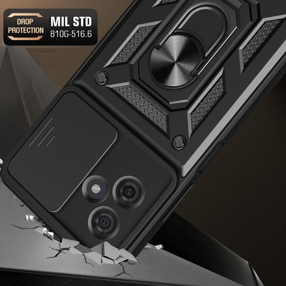Techsuit CamShield Series - θήκη για Motorola Moto G54 Power / G64 - Μαύρο 4