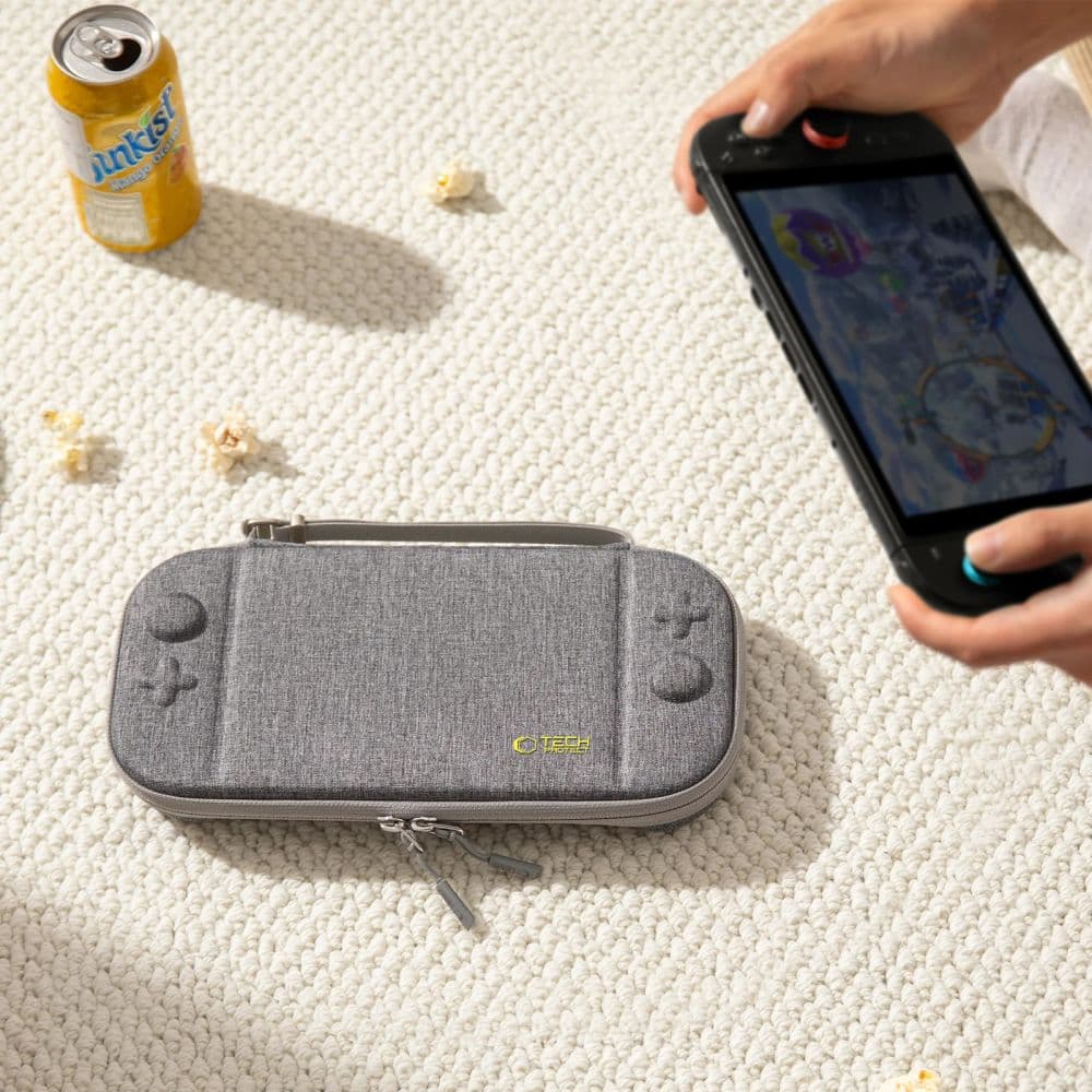 Tech-Protect Slim Pouch Nintendo Switch 2 Dark Grey 10