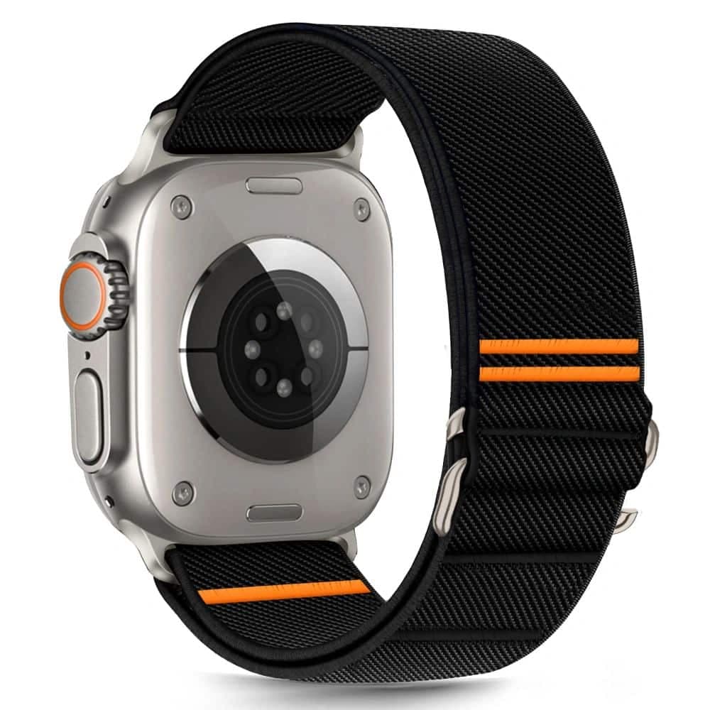 TECH-PROTECT NYLON SLIP - θήκη για Apple Watch 6 / 7 8 9 10 SE Ultra 1 2 - Μαύρο
