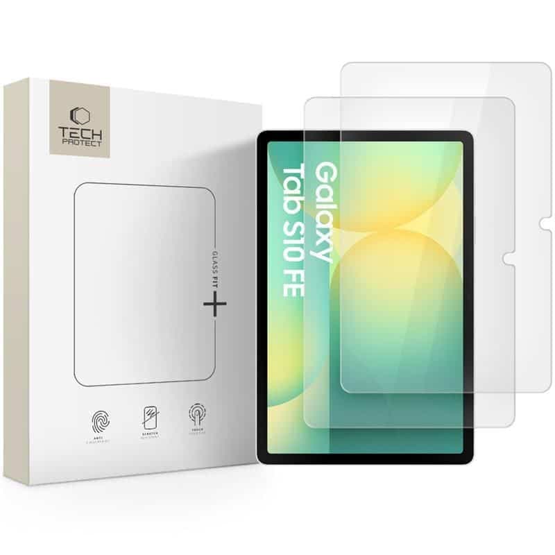 Tech-Protect Glass Fit+ 2-Pack Galaxy Tab S7 / S8 / S9 11.0 / S9 Fe / S10 Fe 10.9 Clear