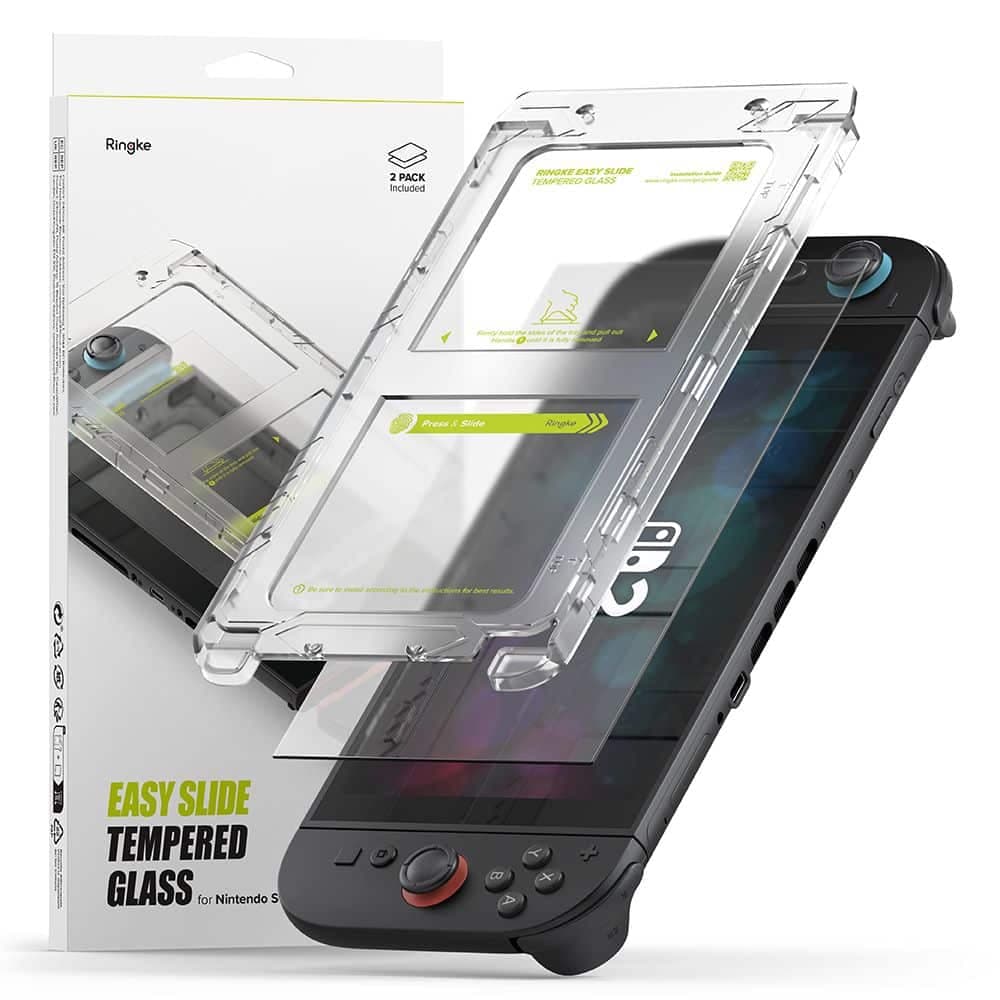 Σκληρυμένο γυαλί Ringke Easy Slide 2-Pack Nintendo Switch 2 Clear