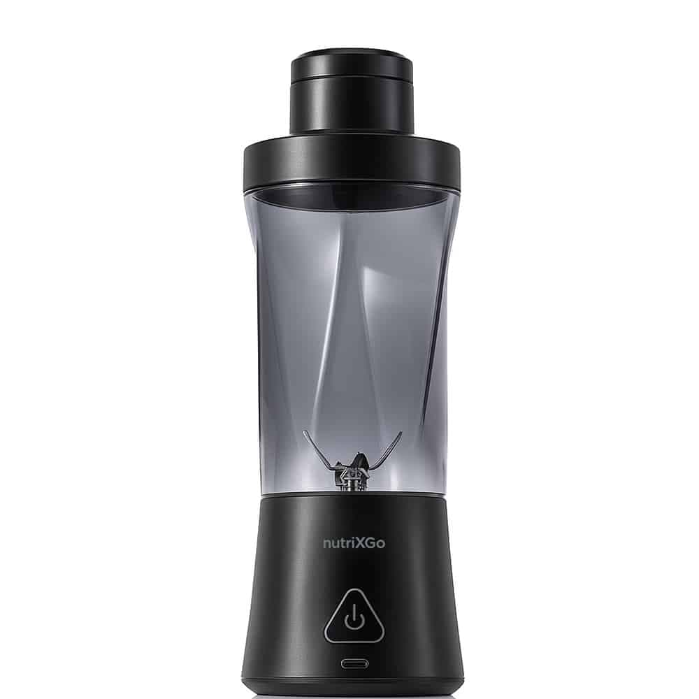 Techsuit - Φορητό Μπλέντερ Nutrixgo (bp1) - Με Καλώδιο Type-C, Επαναφορτιζόμενο, 700ml, 20000rpm, 6000mah - Μαύρο 2